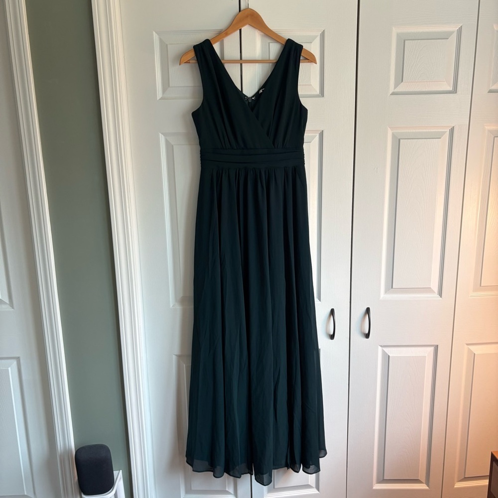 Lulu's Deep Teal Maxi Dress